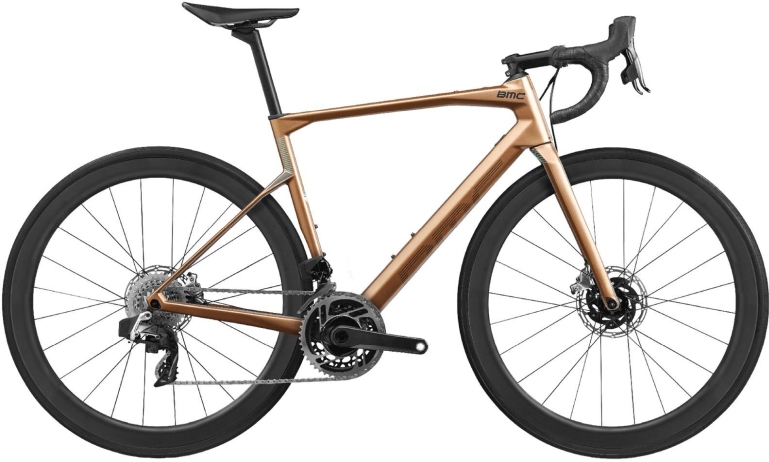 BMC Roadmachine TWO Sram Force AXS HRD Metallic Brown & Black