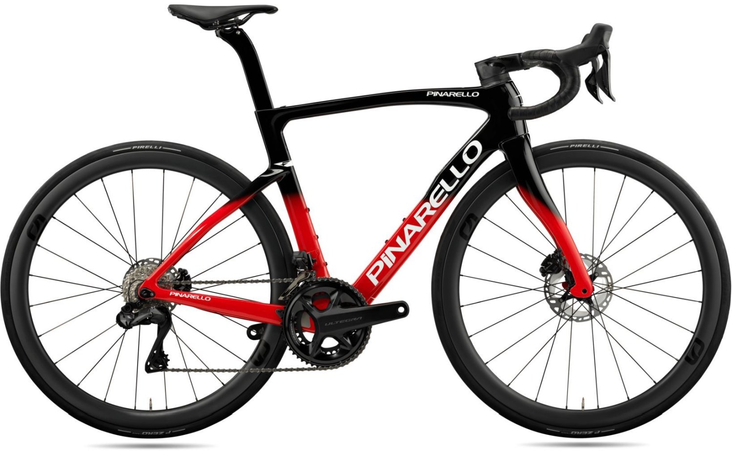 Pinarello F7 Disk Shimano Ultegra Di2, Most Ultrafast Laufräder, Fastest Red