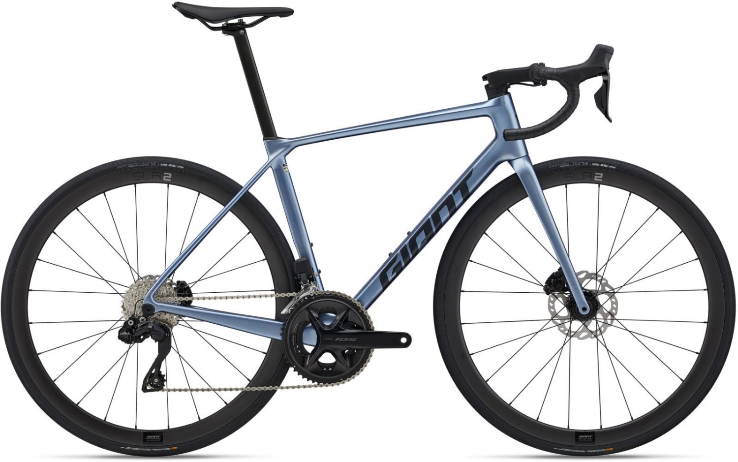 Giant TCR Advanced 0, Shimano 105 Di2, Frost Silver