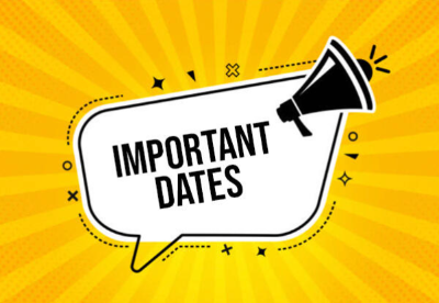 Important dates