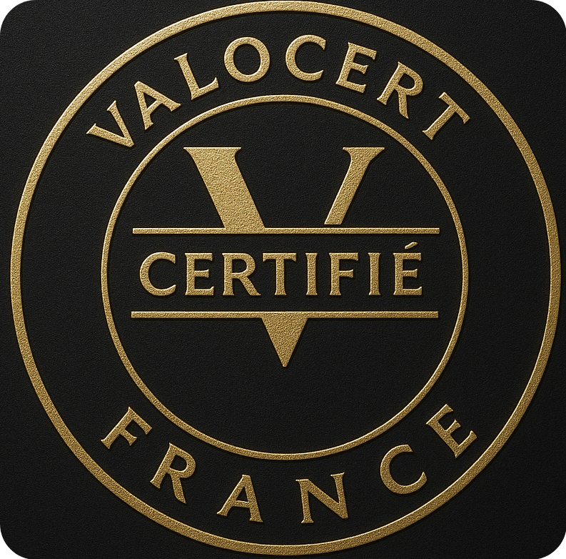 VALOCERT, la valeur certifiée tout simplement.