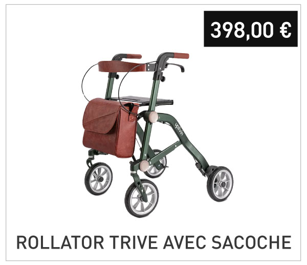 Rollator Trive avec sacoche Mobio