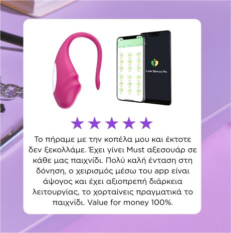 Ασύρματος Δονητής Σιλικόνης με Application Alira App Controlled Silicone Powerful Egg Vibrator - Ροζ