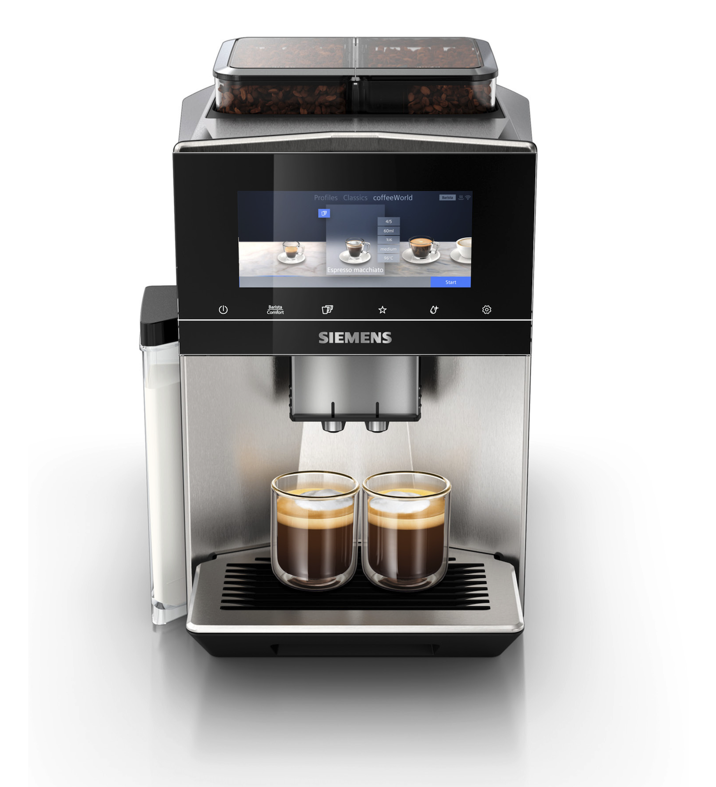 Siemens EQ700 en EQ900 (plus) volautomatische espressomachines