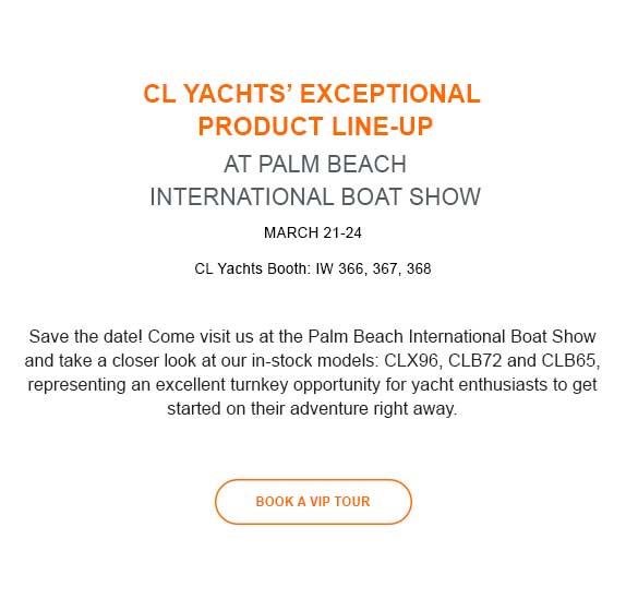 AT PALM BEACH INTERNATIONAL BOAT SHOW