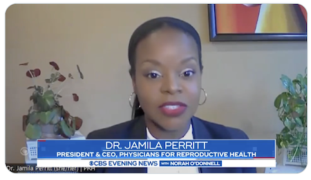 WATCH: Dr. Perritt Talks Growing Maternal Mortality Crisis on CBS Evening News 