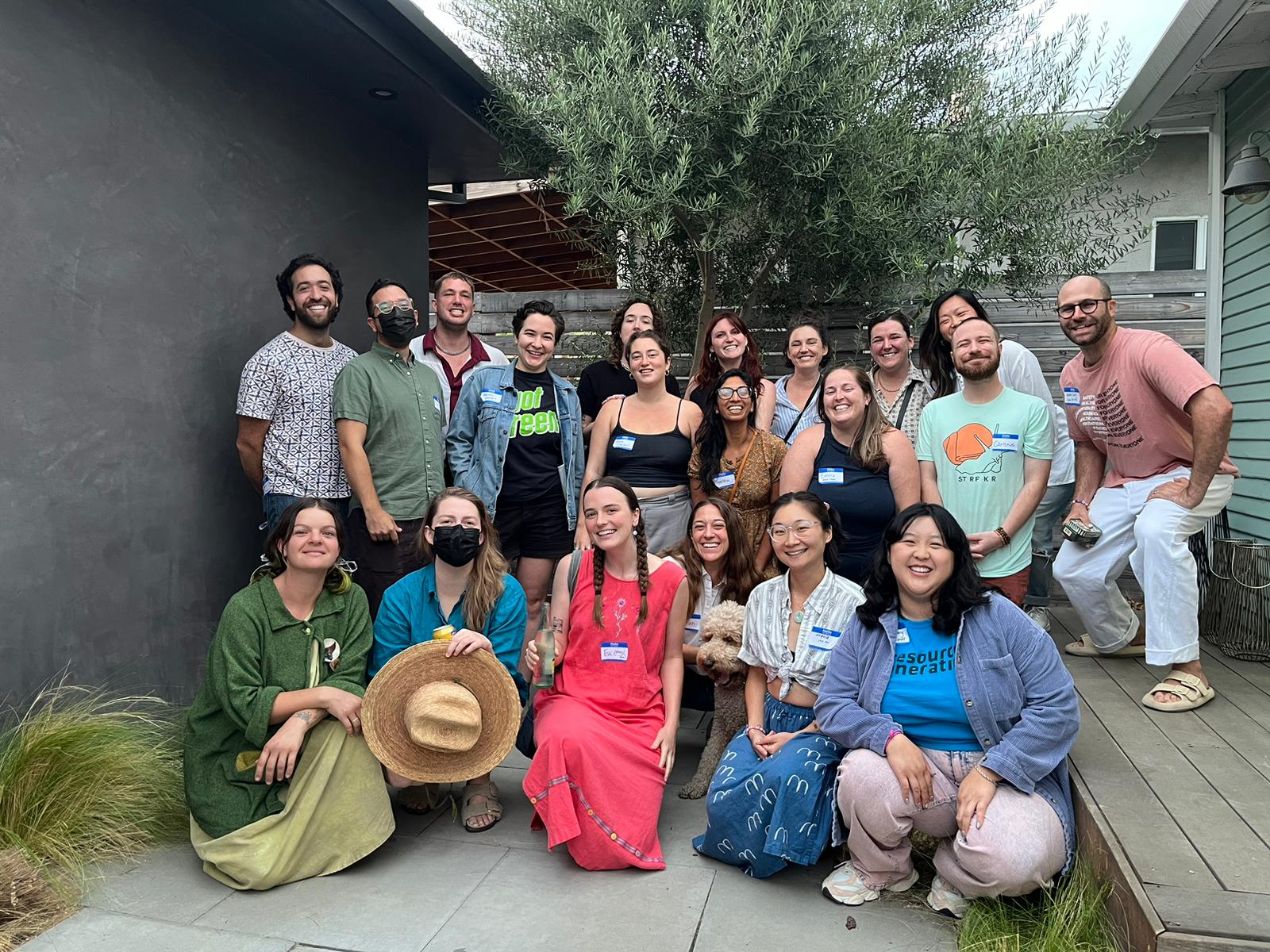 All the folks who attended the RG-LA community meeting gathering for a photo!