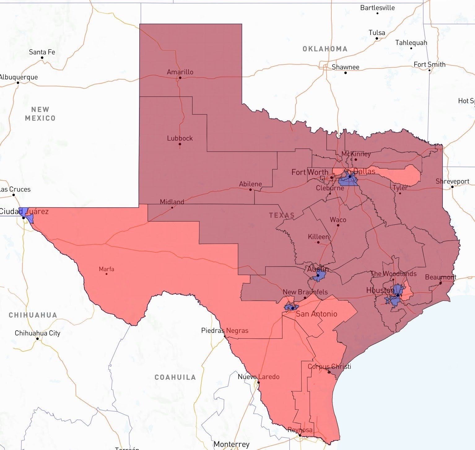 TX Congressional Districts
