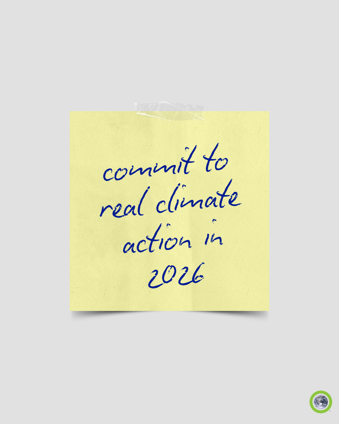 Commit to real climate action in 2026