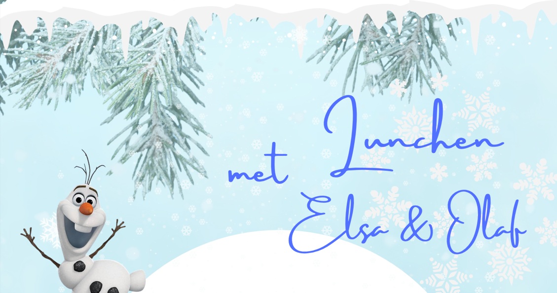Olaf heeft nu al zin om met Elsa en met jou te gaan lunchen
