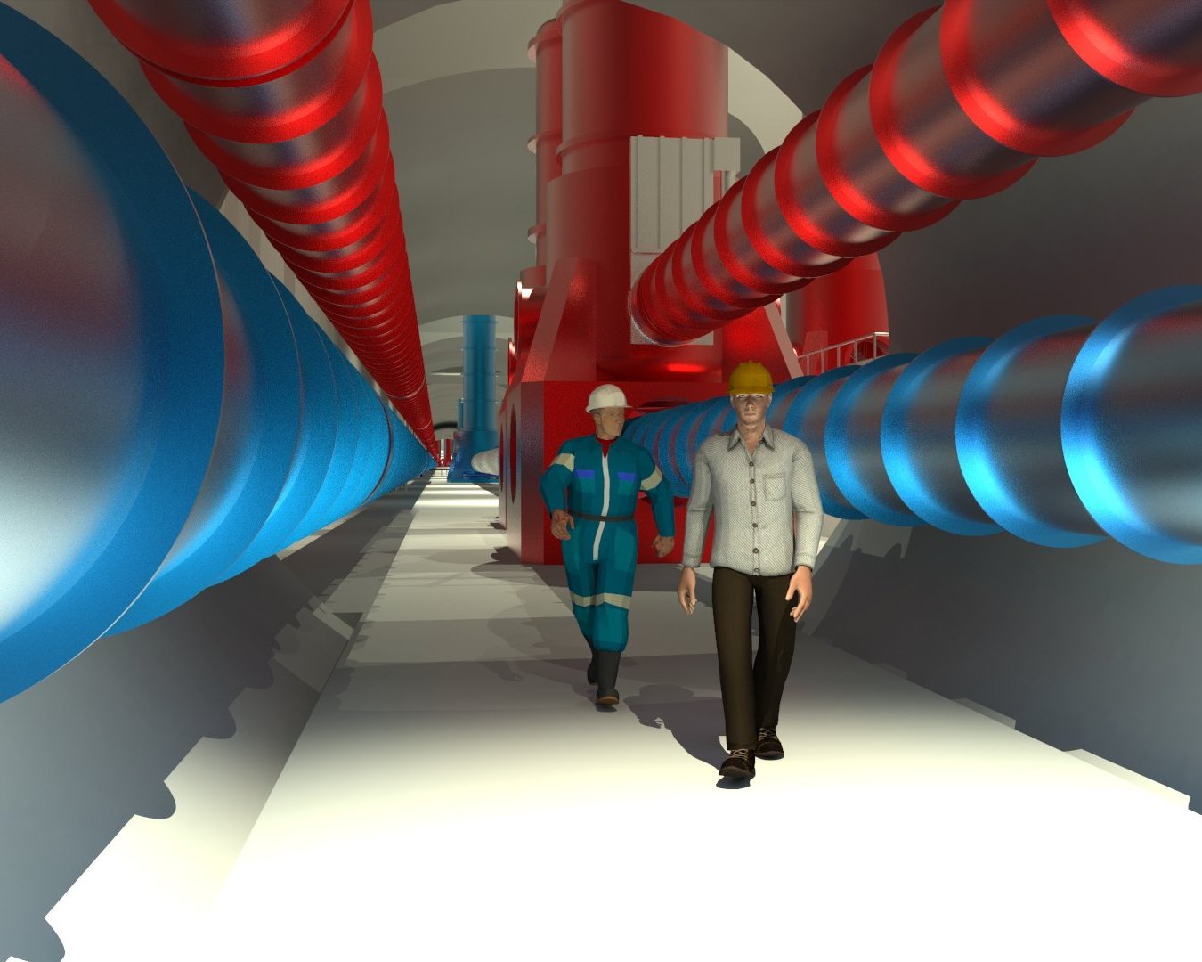 Animatie Einstein Telescope tunnel