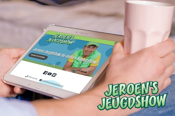 Nieuwe website voor Jeroen's Jeugdshow