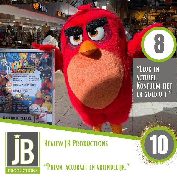 Meet & Greet Red van Angry Birds