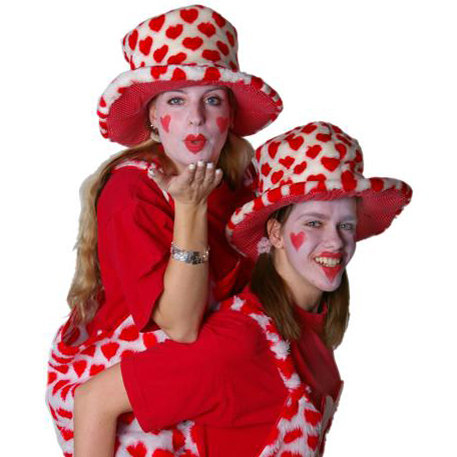 2 harten dames
