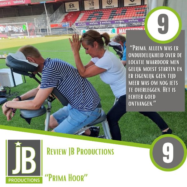 Stoelmassage - massage Op Locatie