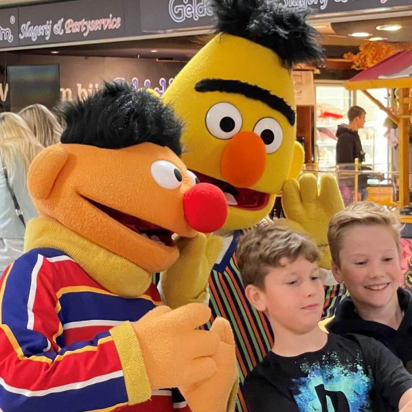 Bert en Ernie inhuren?