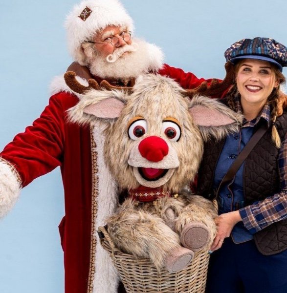 Kerstman met Rudolf
