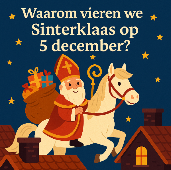 Waar vieren we Sinterklaas op 5 december