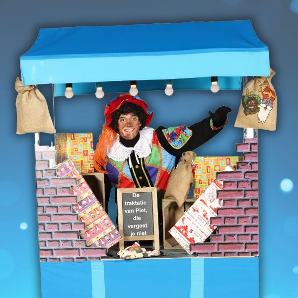 Snoep Piet met de Mobiele Pietenkraam