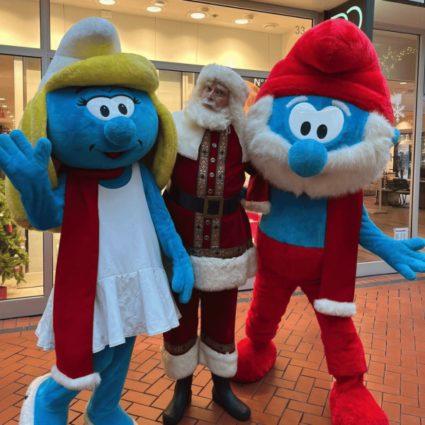 Smurfen met kerst