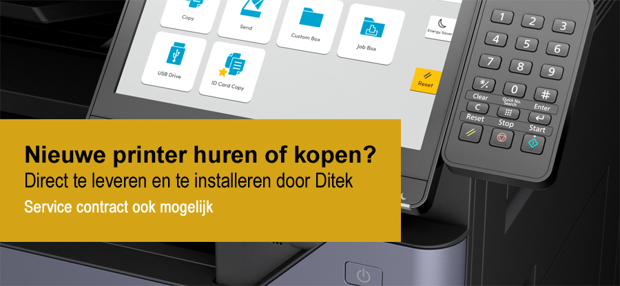 Nieuwe printer huren of kopen?