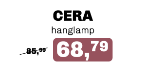 Cera hanglamp €68,79