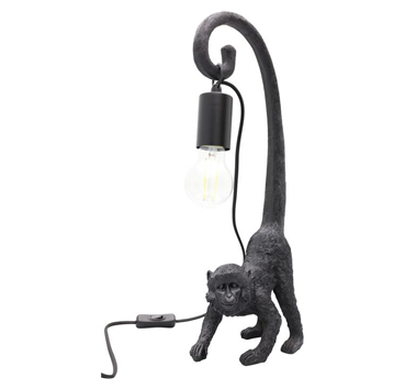 Apenstaart wandlamp