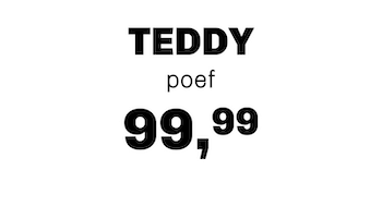 Poef Teddy €99,99