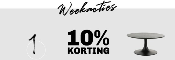 bijzettafels en poefs 10%