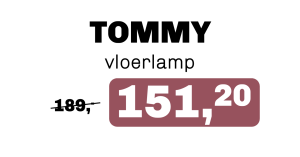 Vloerlamp Tommy €151,20