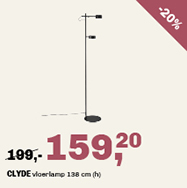 Vloerlamp Clyde