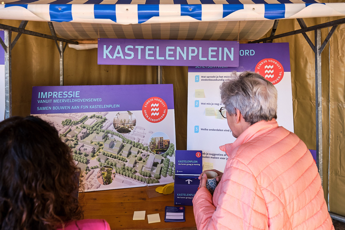 Marktkraam impressie Kastelenplein