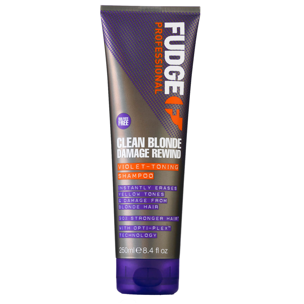 Fudge clean blonde damage rewind violet toning zilver shampoo