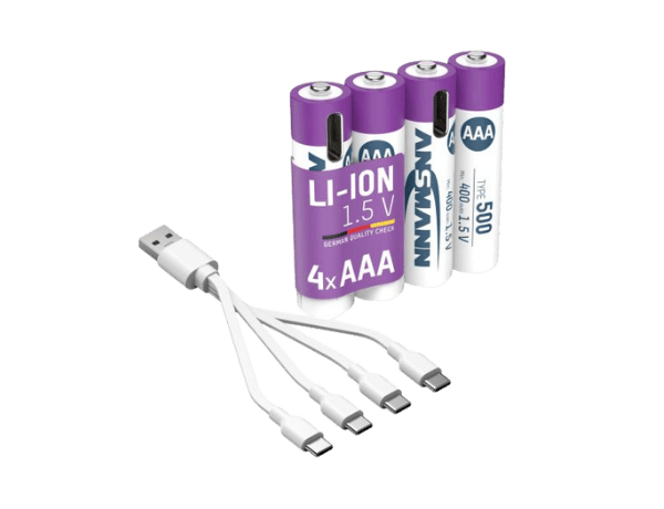 11227552/11227540	Ansmann Li-Ion Oplaadbare batterijen