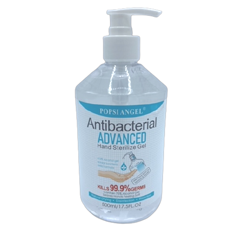 Anti-bacteriële handgel pompje 500 ml