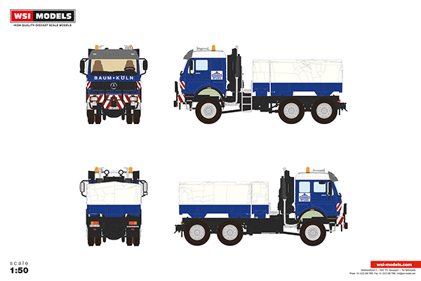 Mercedes-Benz NG Grossraum 8X6 met ballastbox