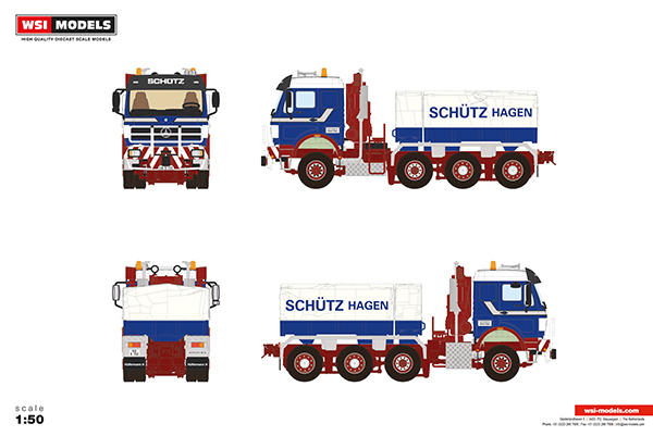 Mercedes-Benz NG Grossraum 8X6 met ballastbox