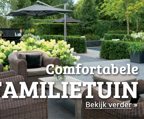 Comfortabele familietuin