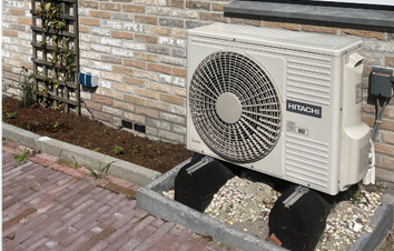 Een warmtepomp bij huis