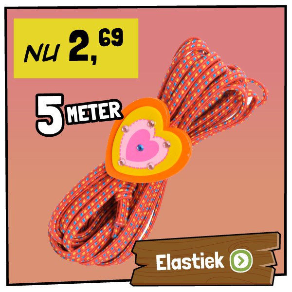 Elastiek, 5 meter