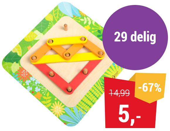 Classic World Mijn Houten Leerpuzzel