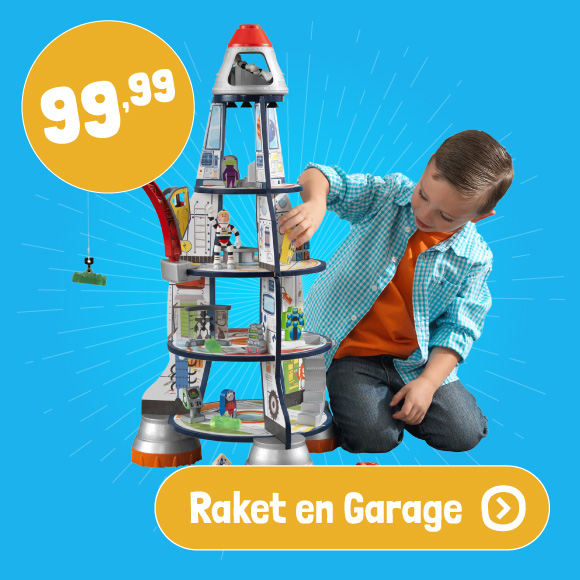 Houten Raket en Garage