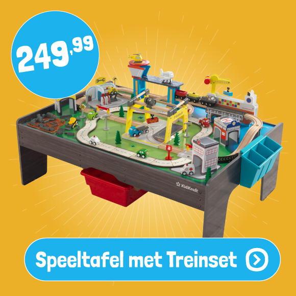 Houten Speeltafel met Treinset