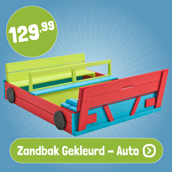 Zandbak Gekleurd - Auto