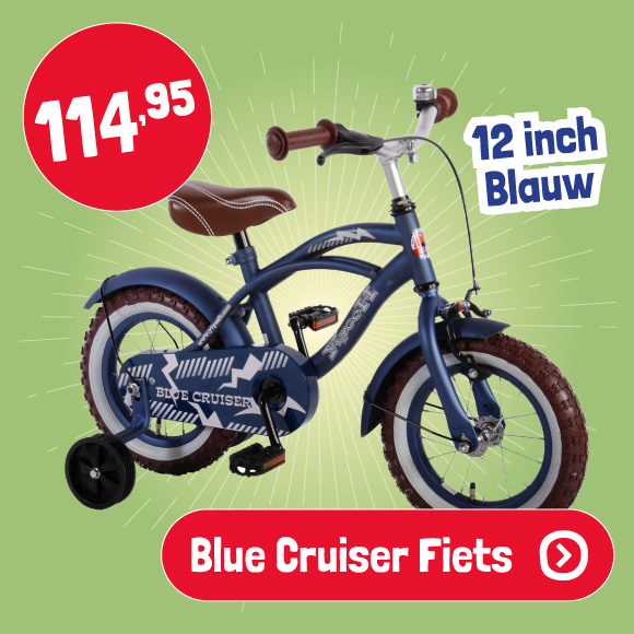 Blue Cruiser Fiets - 12 inch - Blauw