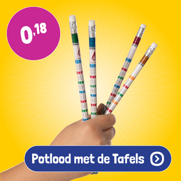 Potlood met de Tafels