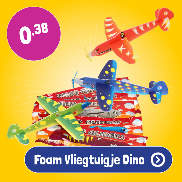 Foam Vliegtuigje Dino