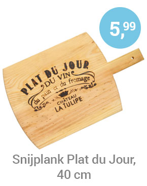 Snijplank Hout LA Tulipe, 40 cm