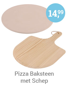 Pizza Baksteen met Schep