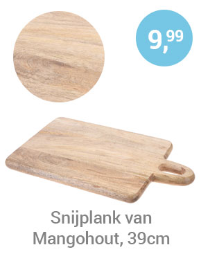 Snijplank Mangohout, 39cm